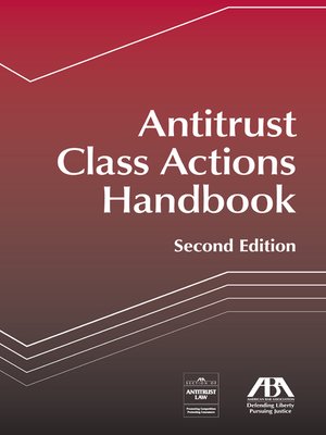 cover image of Antitrust Class Actions Handbook